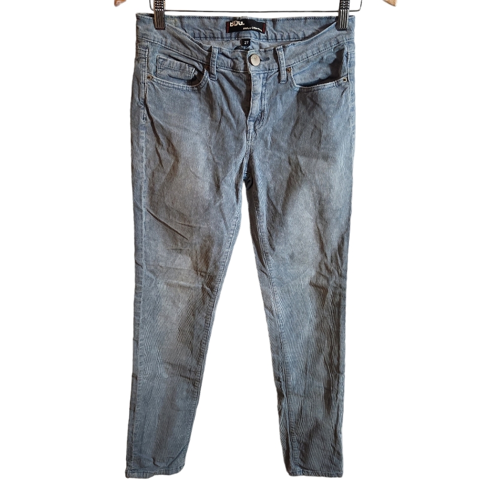 BDG Ankle Cigarette Corduroy Blue Pants